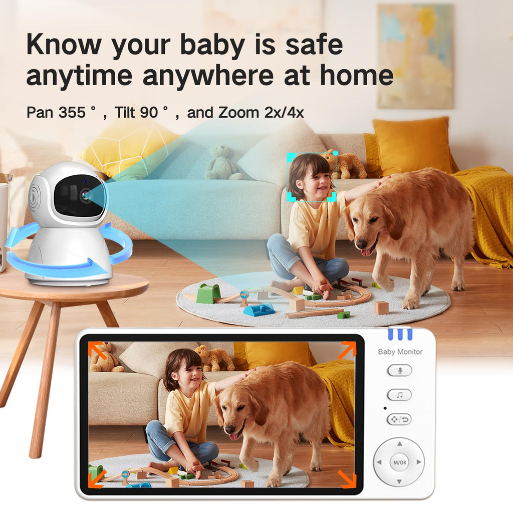 5" Ekranlı 720P HD Kameralı Körpə Monitoru