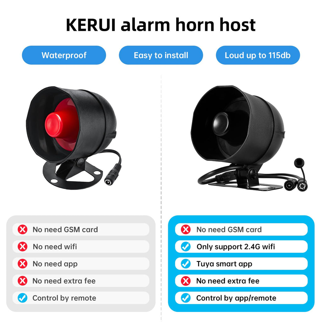 WiFi Home Security Alarm System 8-Piece Kit with App