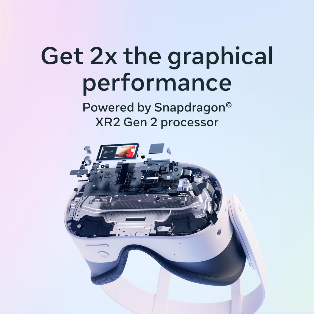 Quest 3S 128GB VR Headset with 2X Graphics Performance