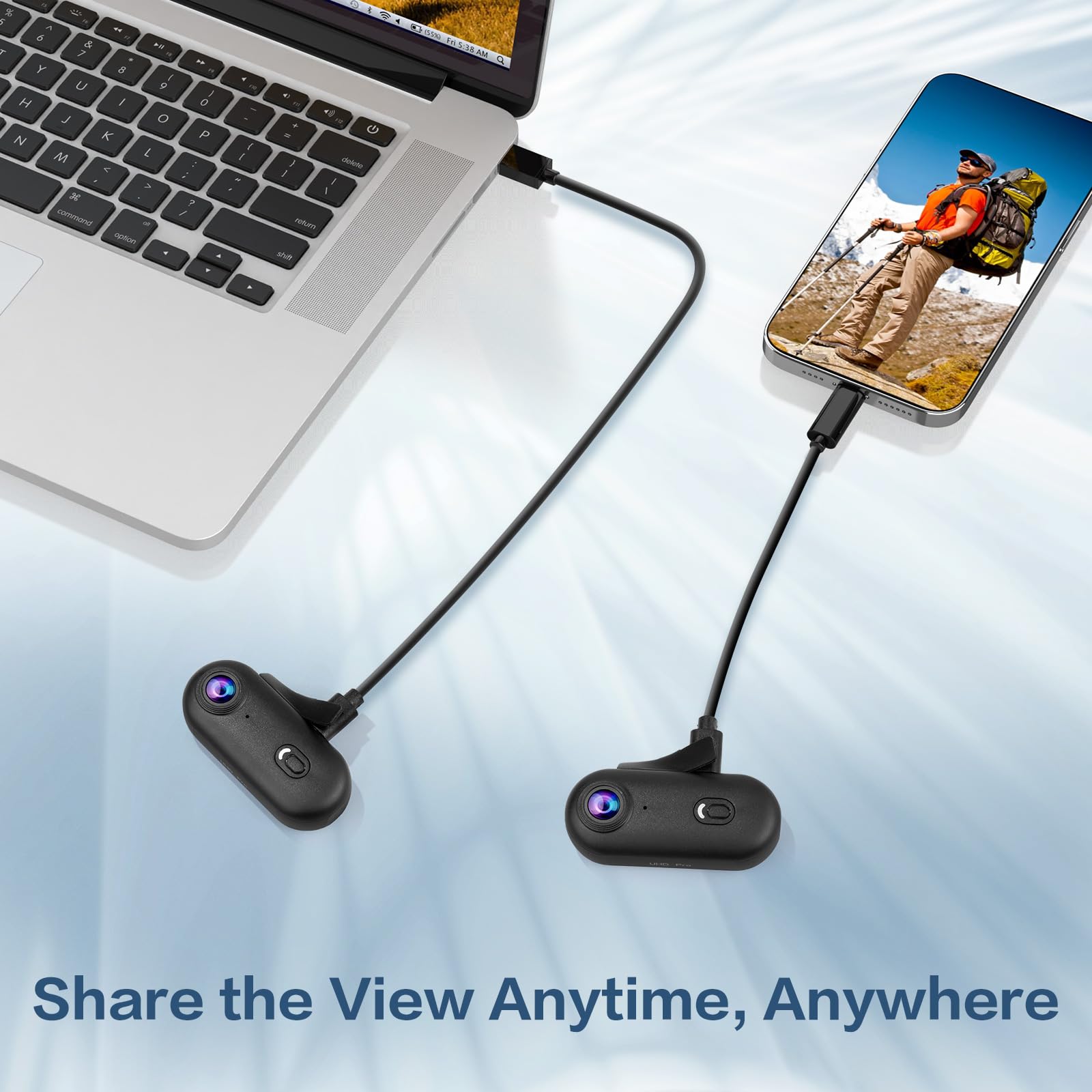 Ultra-Compact 4K Thumb Action Camera for Sports and Travel