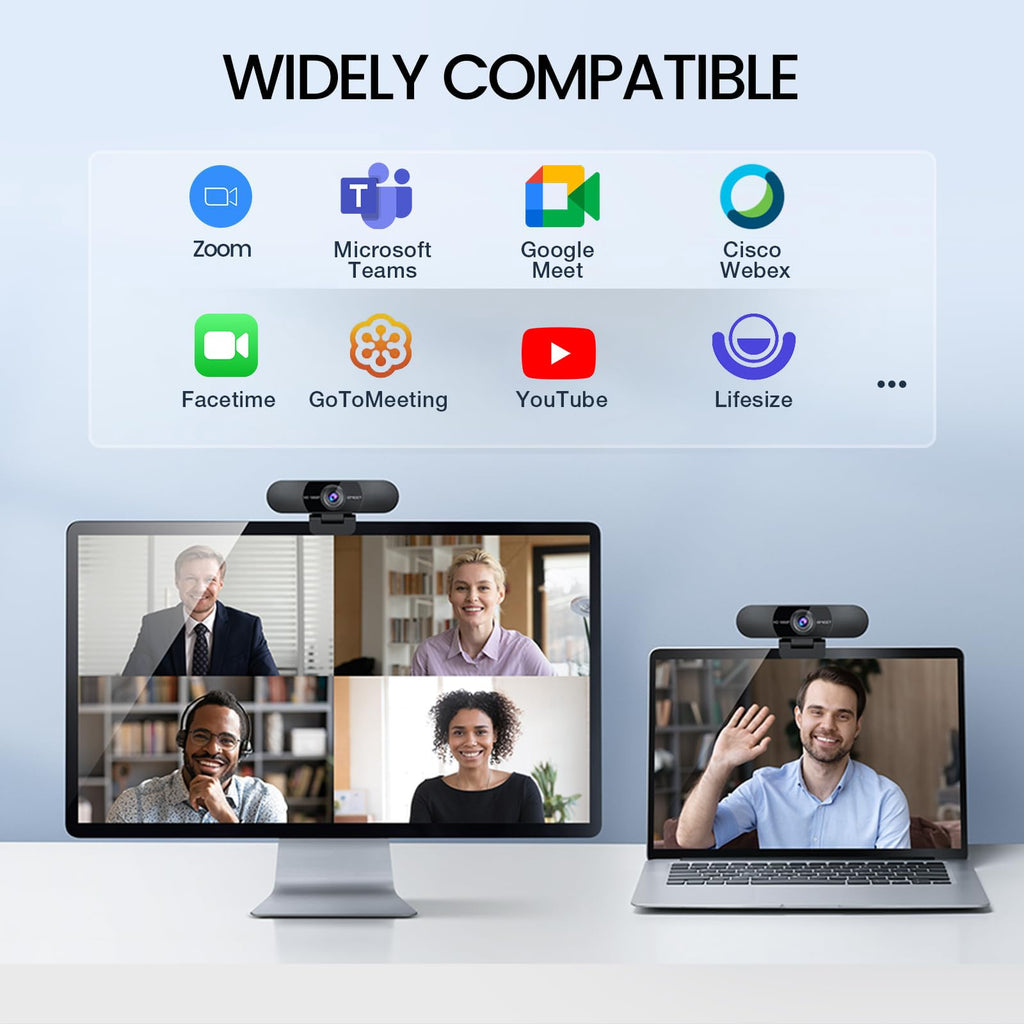 EMEET C960 1080P Webcam with Dual Microphones