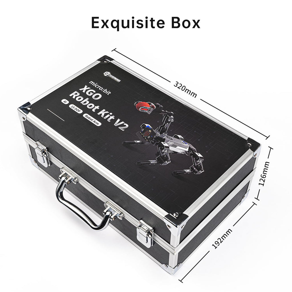 Kit Chien Robotique Bionique 15DOF en Métal avec Bras