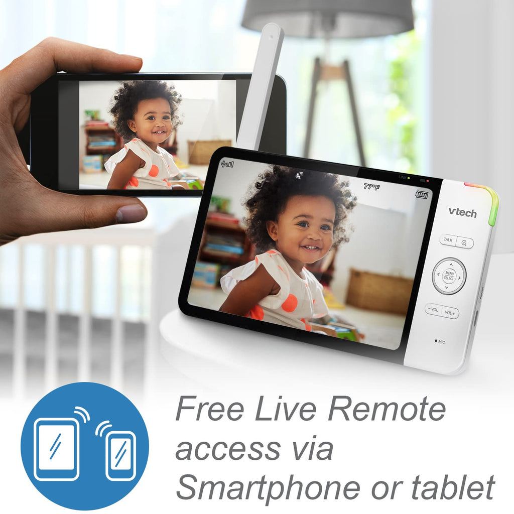 VTech Smart WiFi Baby Monitor with 2 HD Cameras