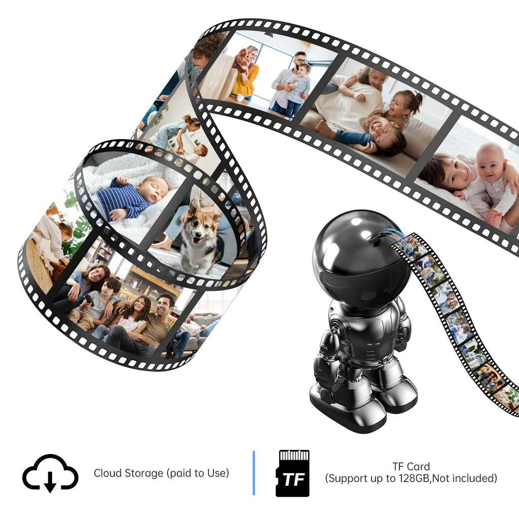 Chpuss Indoor Camera Robot with 2K HD