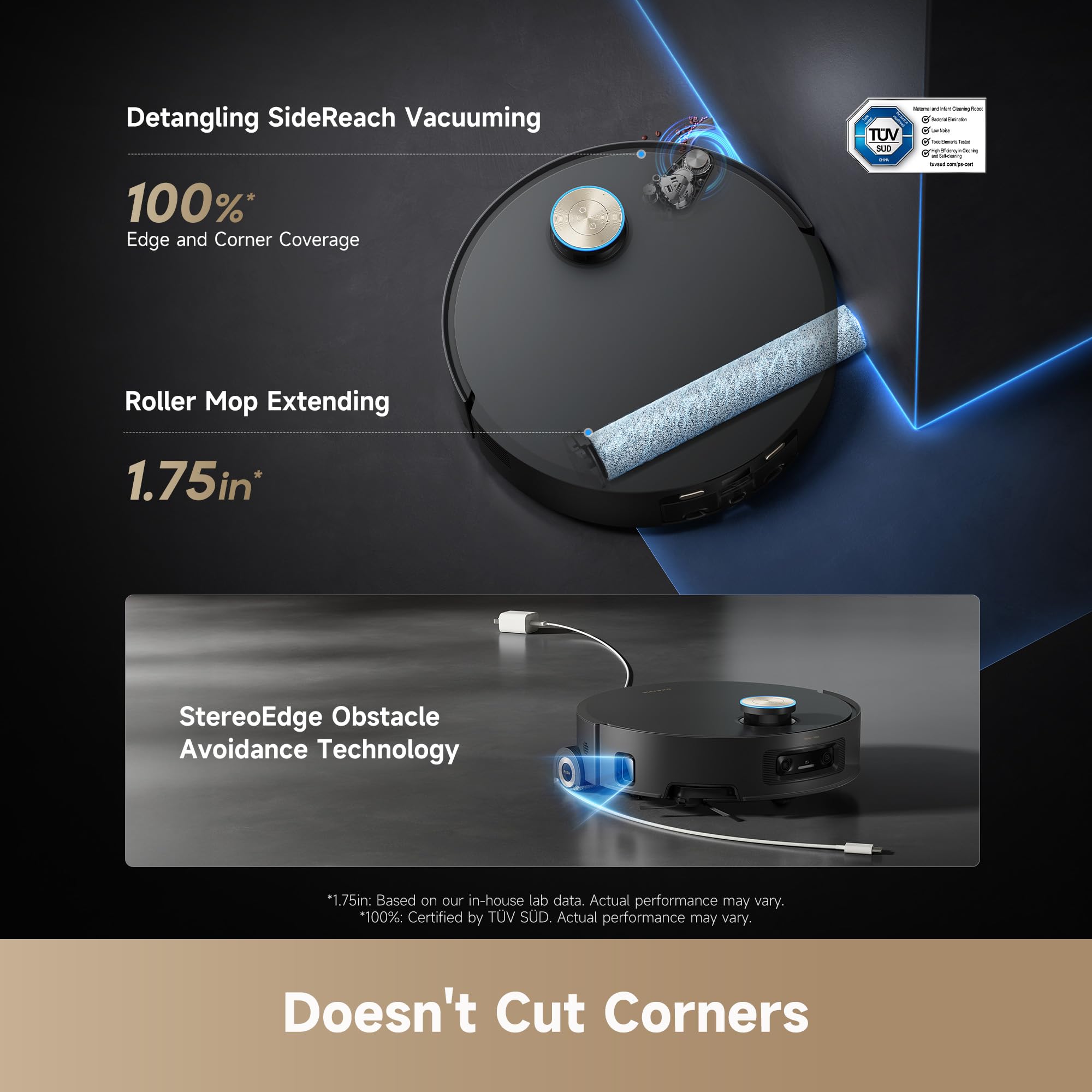 DREAME Aqua10 Ultra Robot Vacuum and Mop with 30,000Pa Suction