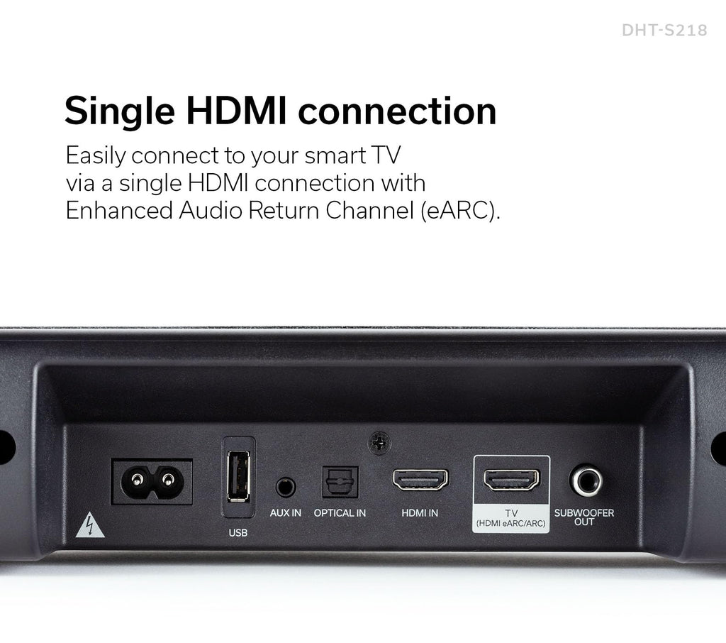 2.1-Channel Dolby Atmos Sound Bar DHTS218BKE3