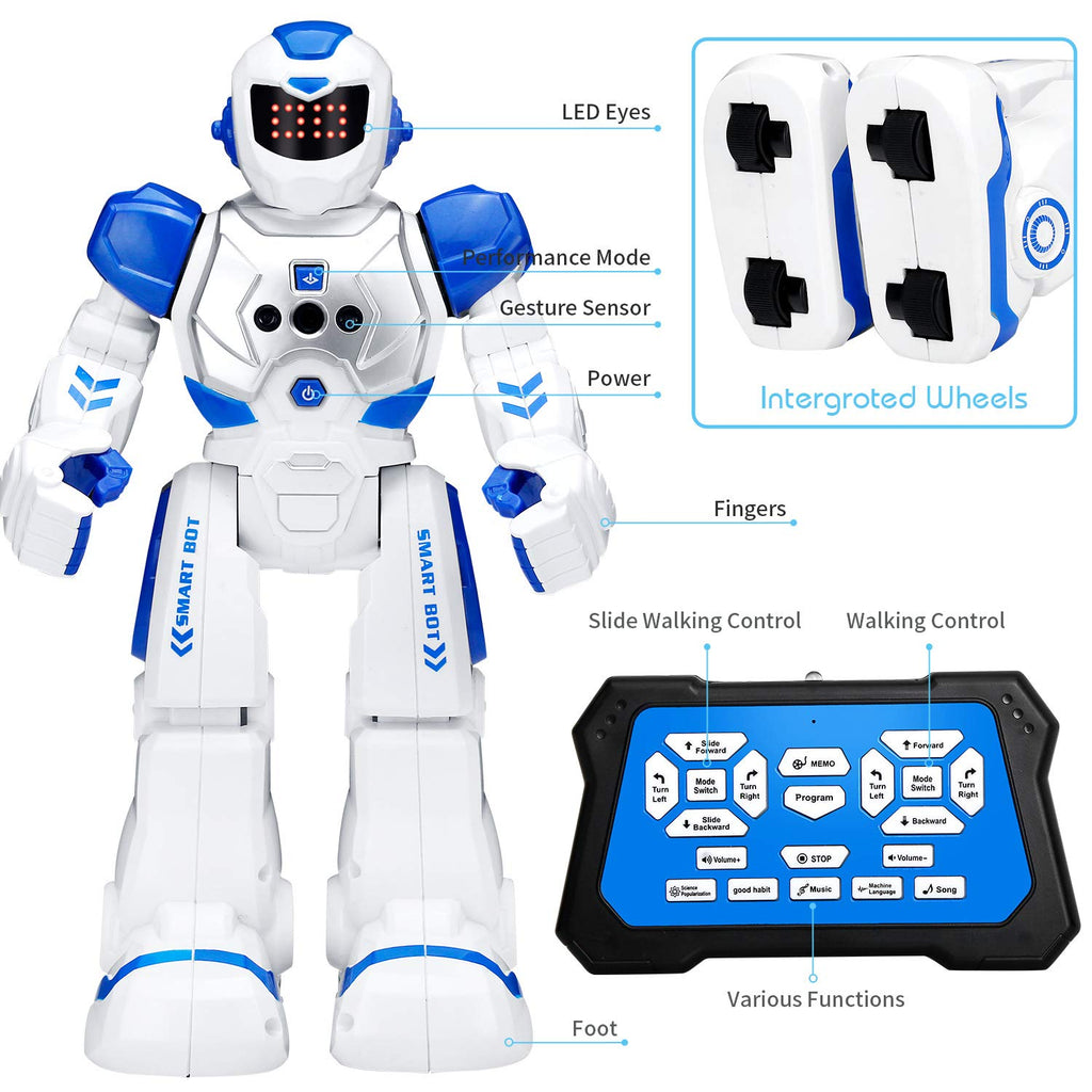 Səs İdarəsi ilə Jest Sensoru RC Robot Oyuncağı