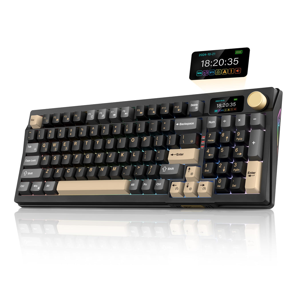 Teclado Mecánico Inalámbrico K95 con Pantalla TFT y Perilla