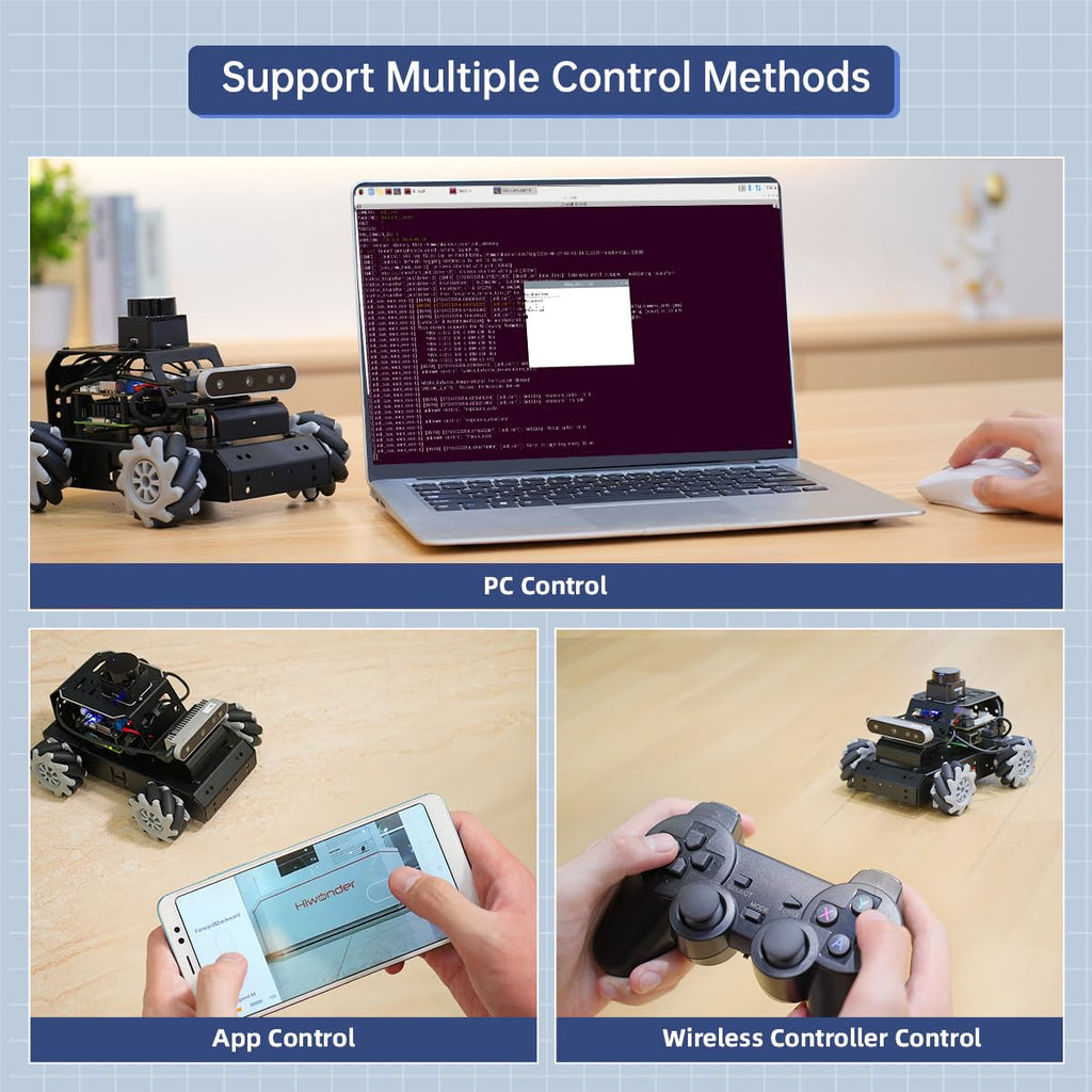 AI Robot Car with ChatGPT 3D Depth Camera Mecanum