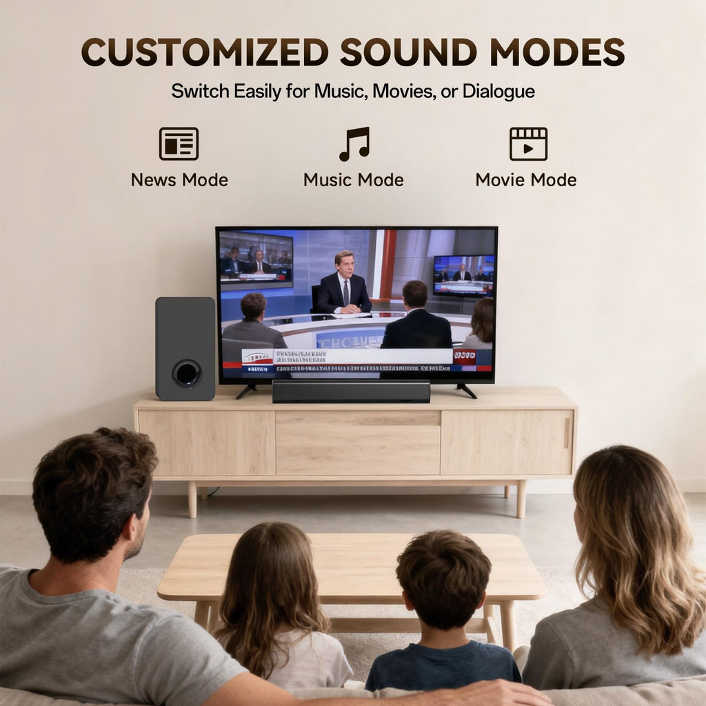 Barra de sonido MA90 3.1.2 Dolby Atmos con subwoofer