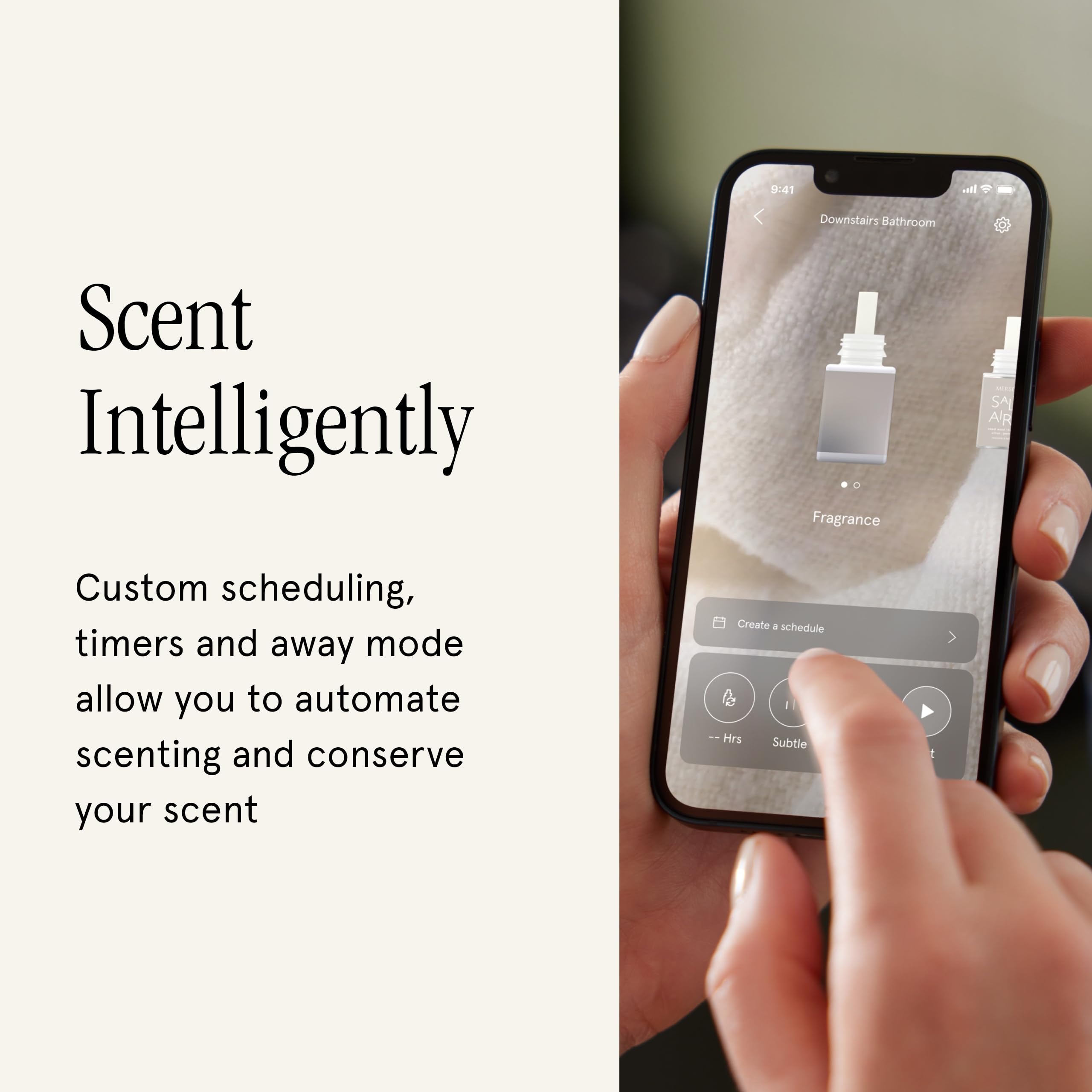 Pura Plus Smart Home Fragrance Diffuser for Large Spaces - Adjust Scent Intensity, Set Schedules & Timers, and More in Pura App - Fragrances Sold Separately - White