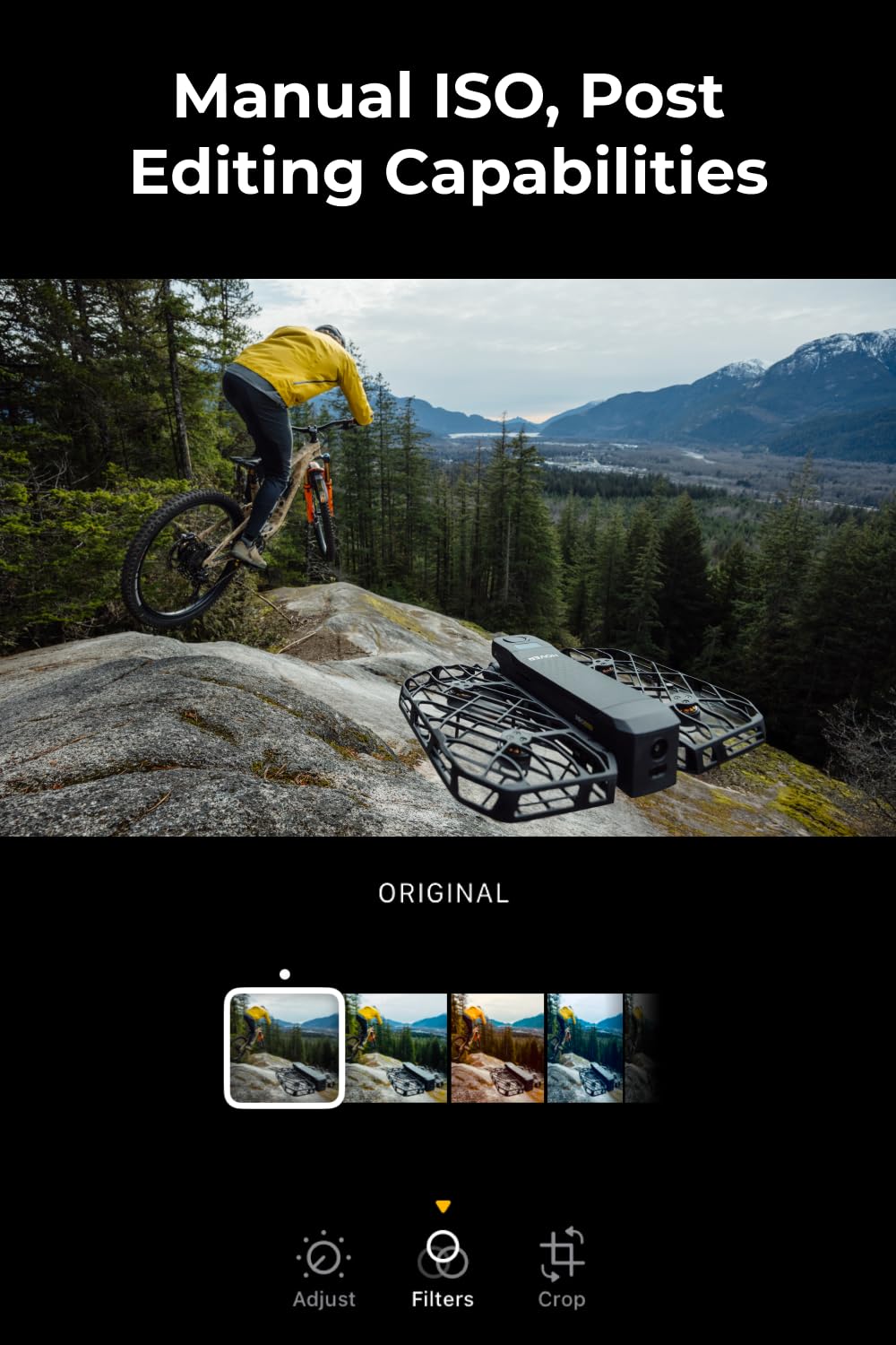 HOVERAir X1 PROMAX 8K Action Flying Camera, Foldable Drone with Camera with 42 KM/H Follow Speed, 10+ Fully Automatic Flight Modes, Fly Anywhere with OmniTerrain, SmoothCapture 2.0(Standard)