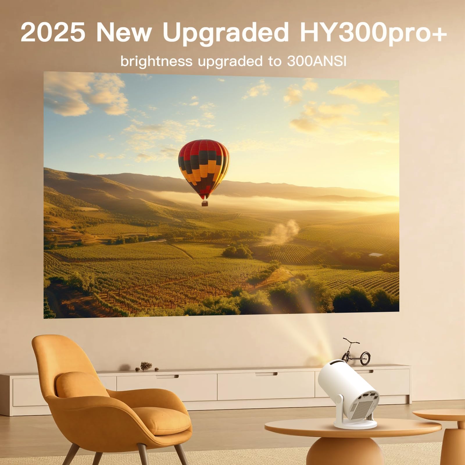 Proyector Portátil Inteligente 4K con Android OS M18 Pro
