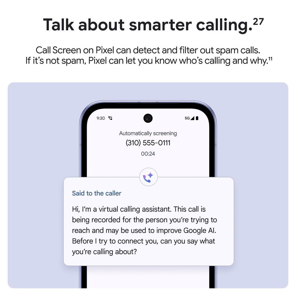 Google Pixel 9a Smartphone mit Gemini KI