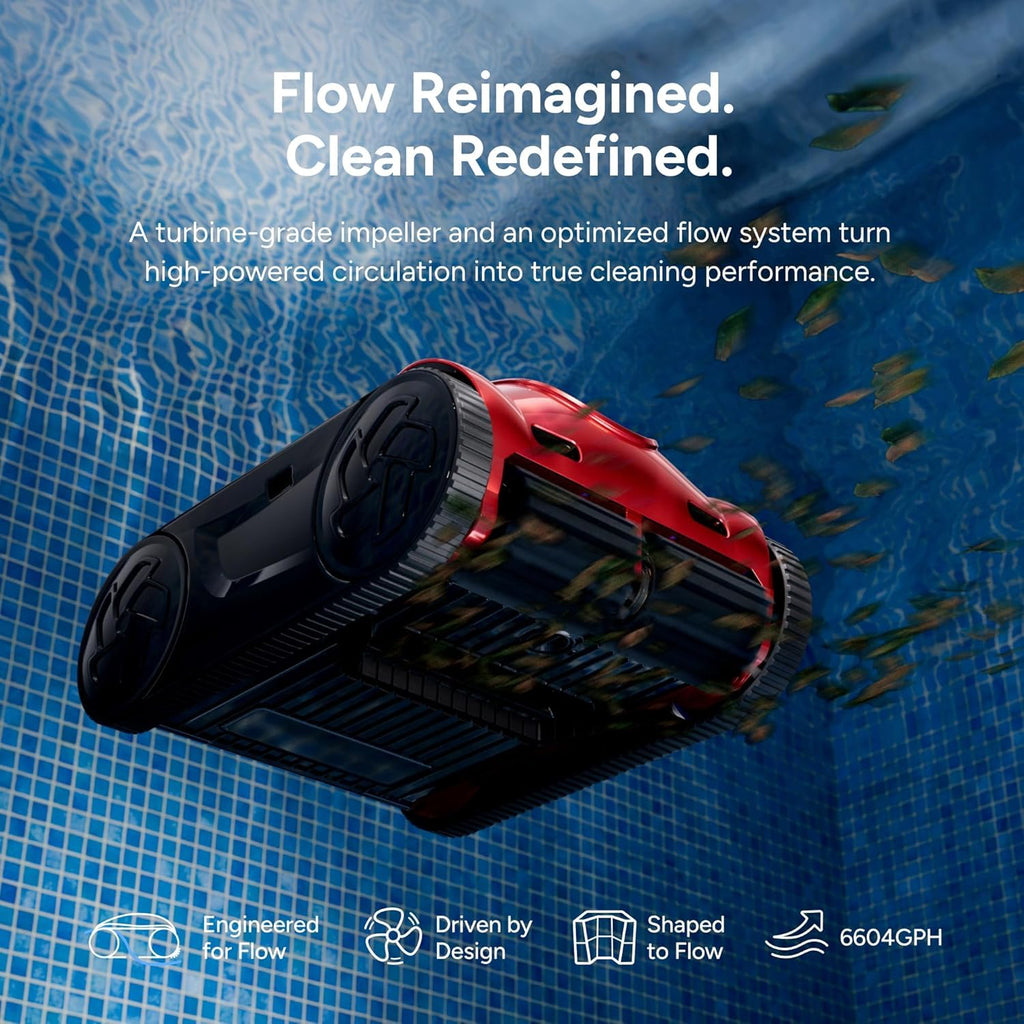 (2026 Upgrade) iGarden Pool Cleaner K Pro, 10H Runtime, Cordless Robotic Pool Vacuum for Inground Pools, 200% Turbo Suction, Smart Navigation, Touchscreen & APP, 4L Large Basket, Auto-Parking