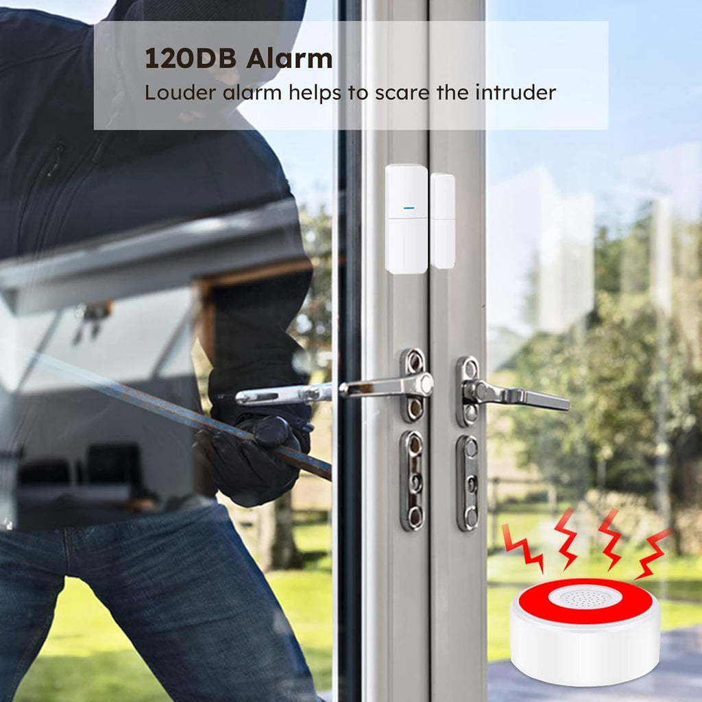 Kit Sistema Allarme Sicurezza Casa Intelligente Senza Fili GK-100W