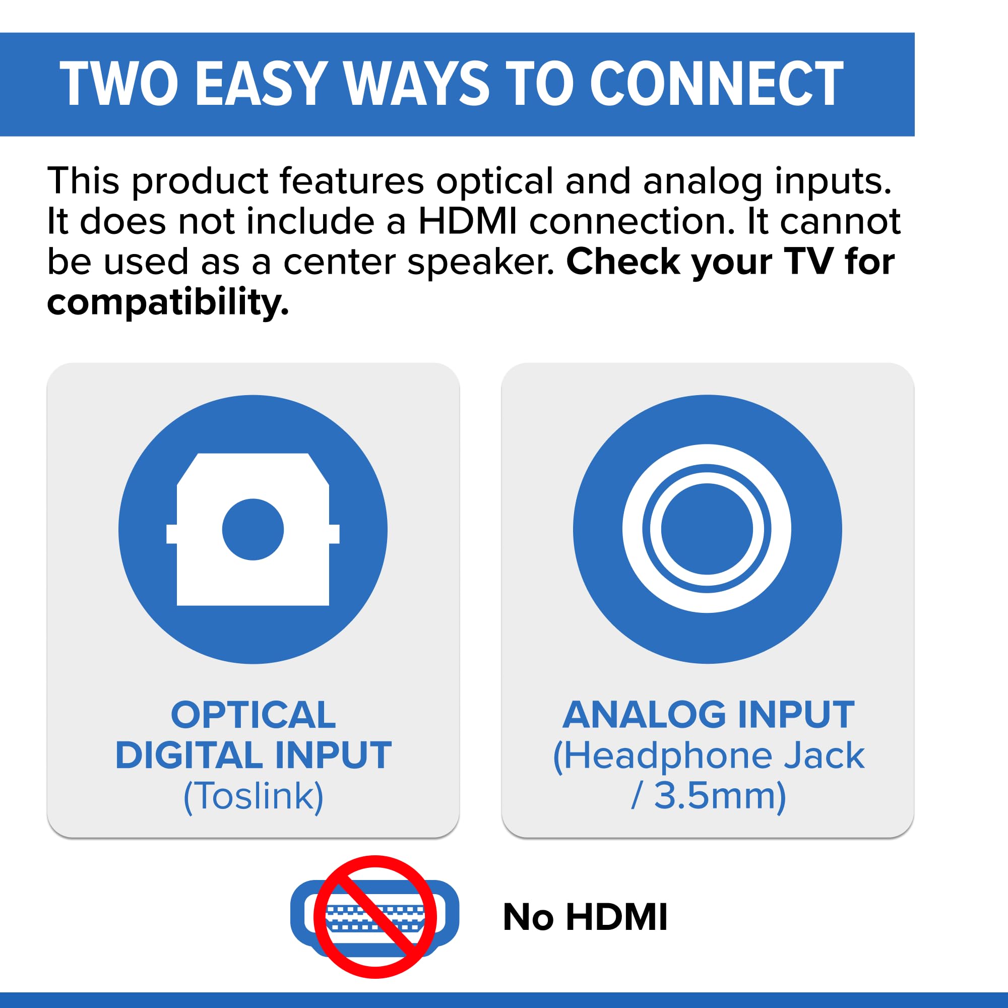 ZVOX Dialogue Clarifying Sound Bar with Hearing Tech