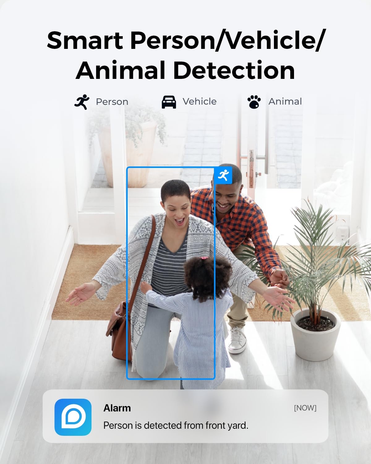 2K Солнечная беспроводная уличная камера безопасности с цветной ночной