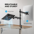 Single Arm Desk Monitor Stand HNCM2 Adjustable