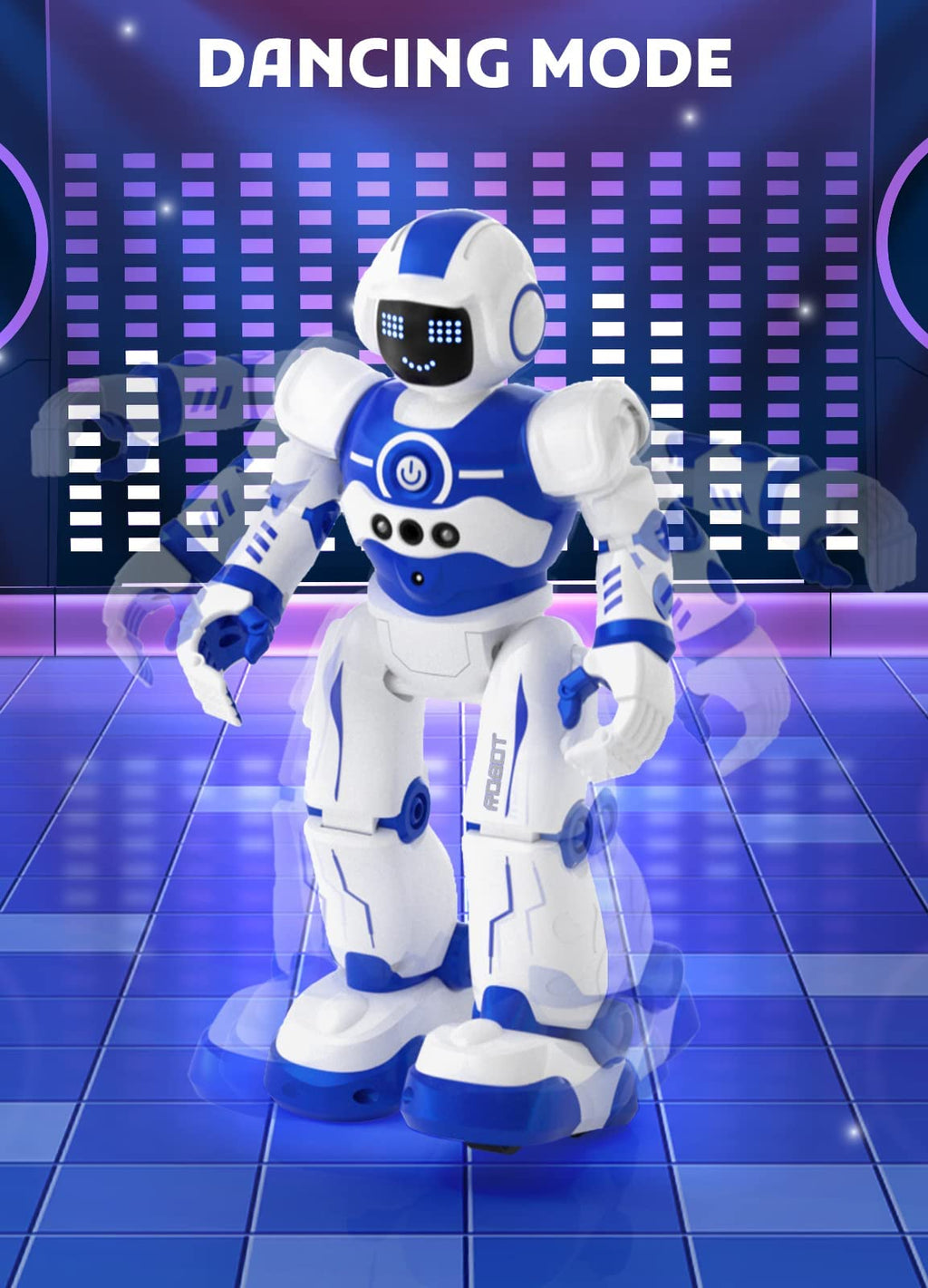 Uşaqlar üçün STEM Öyrənməli Proqramlaşdırıla Bilən Robot Oyuncağı RC-100