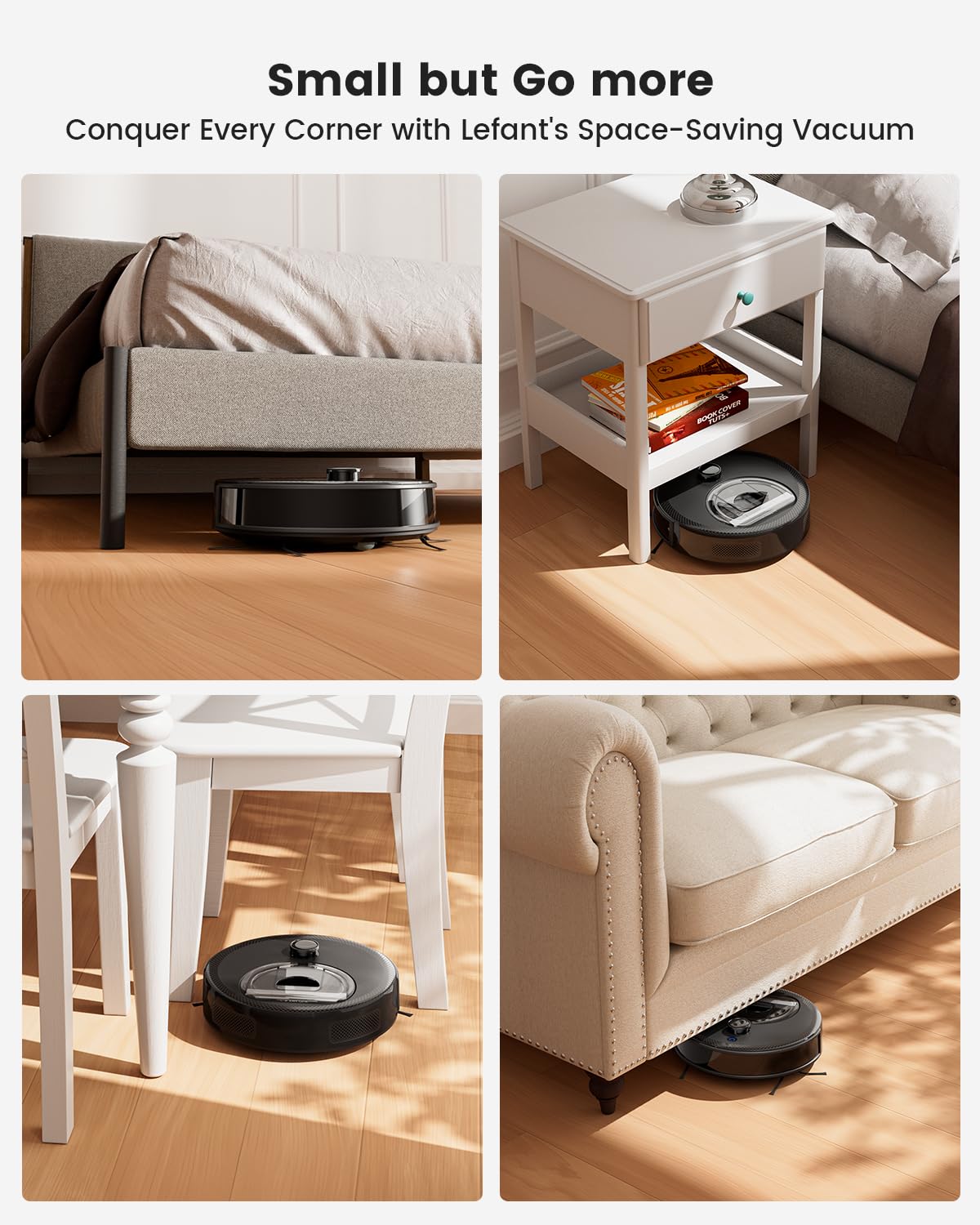 LiDAR Robot Vacuum and Mop with Smart Mapping, M330