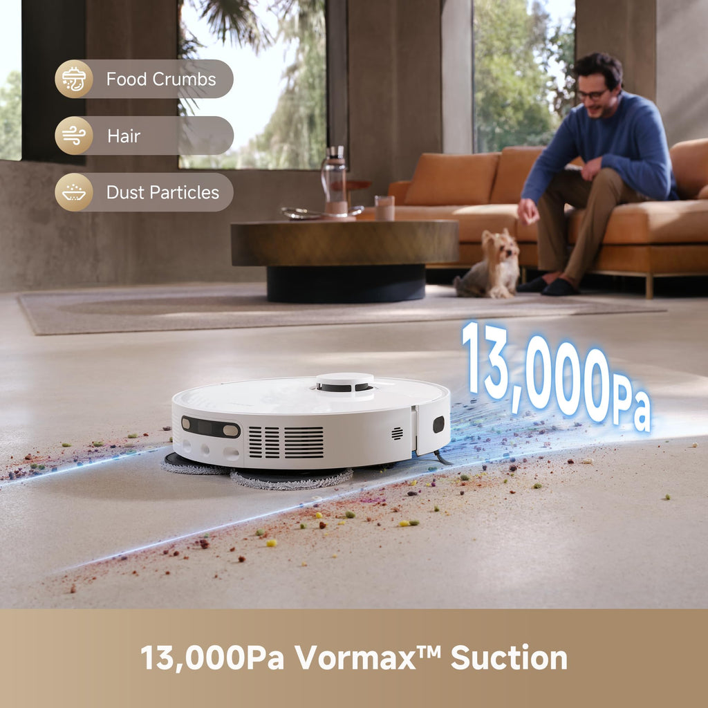 Robot Aspirador y Fregona Autovaciante Combo con LiDAR L40s