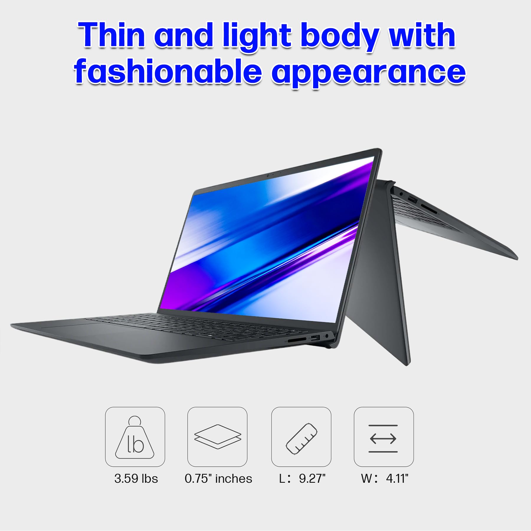 15.6" Touchscreen Laptop Ryzen 7 7730U 16GB DDR4 512GB