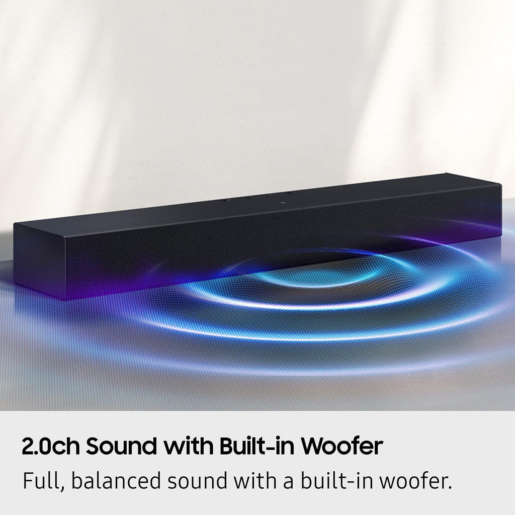 Barra de sonido 2.0 con subwoofer incorporado Samsung HW-B400F