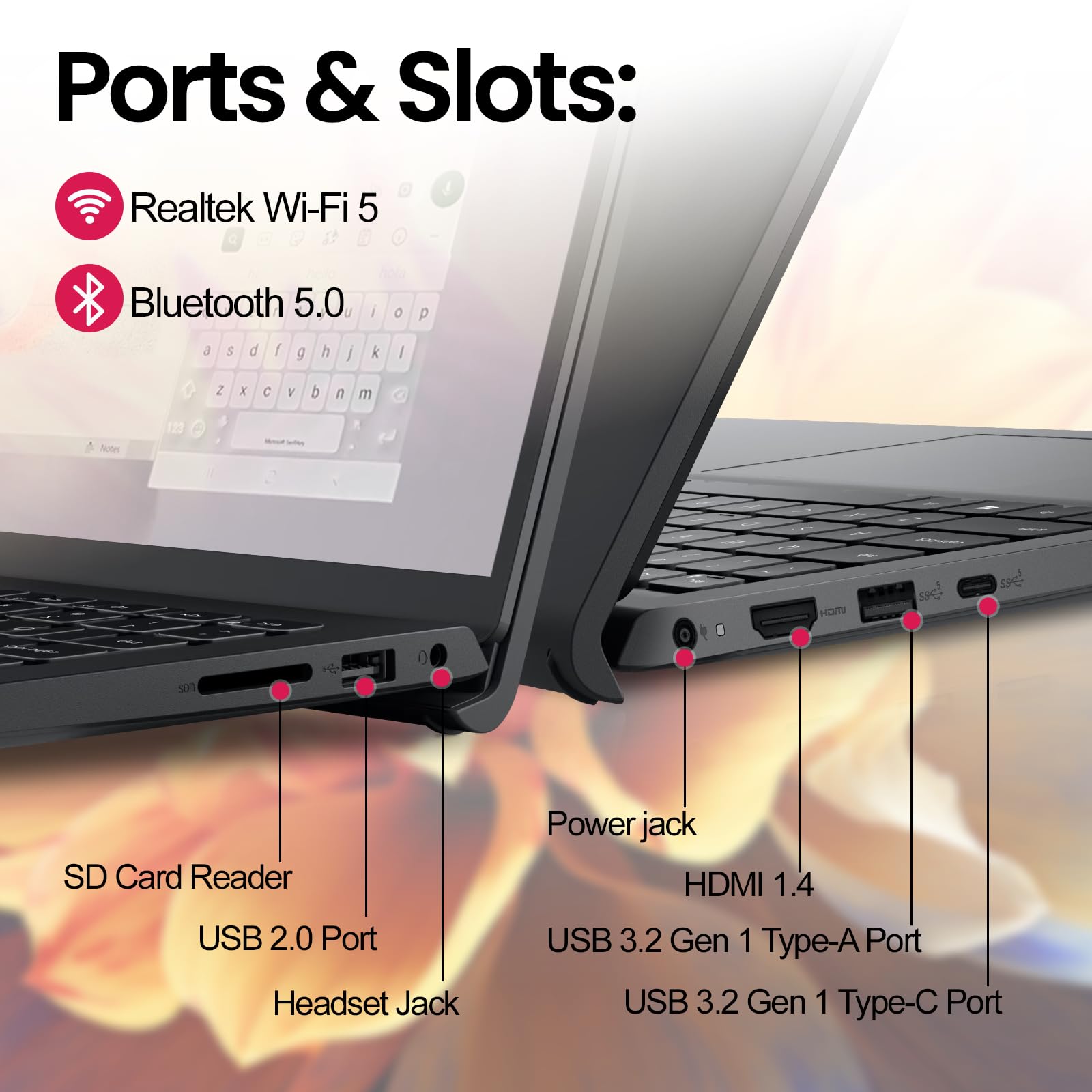 15.6" Touchscreen Laptop Intel i5-1334U 20GB RAM 512GB SSD