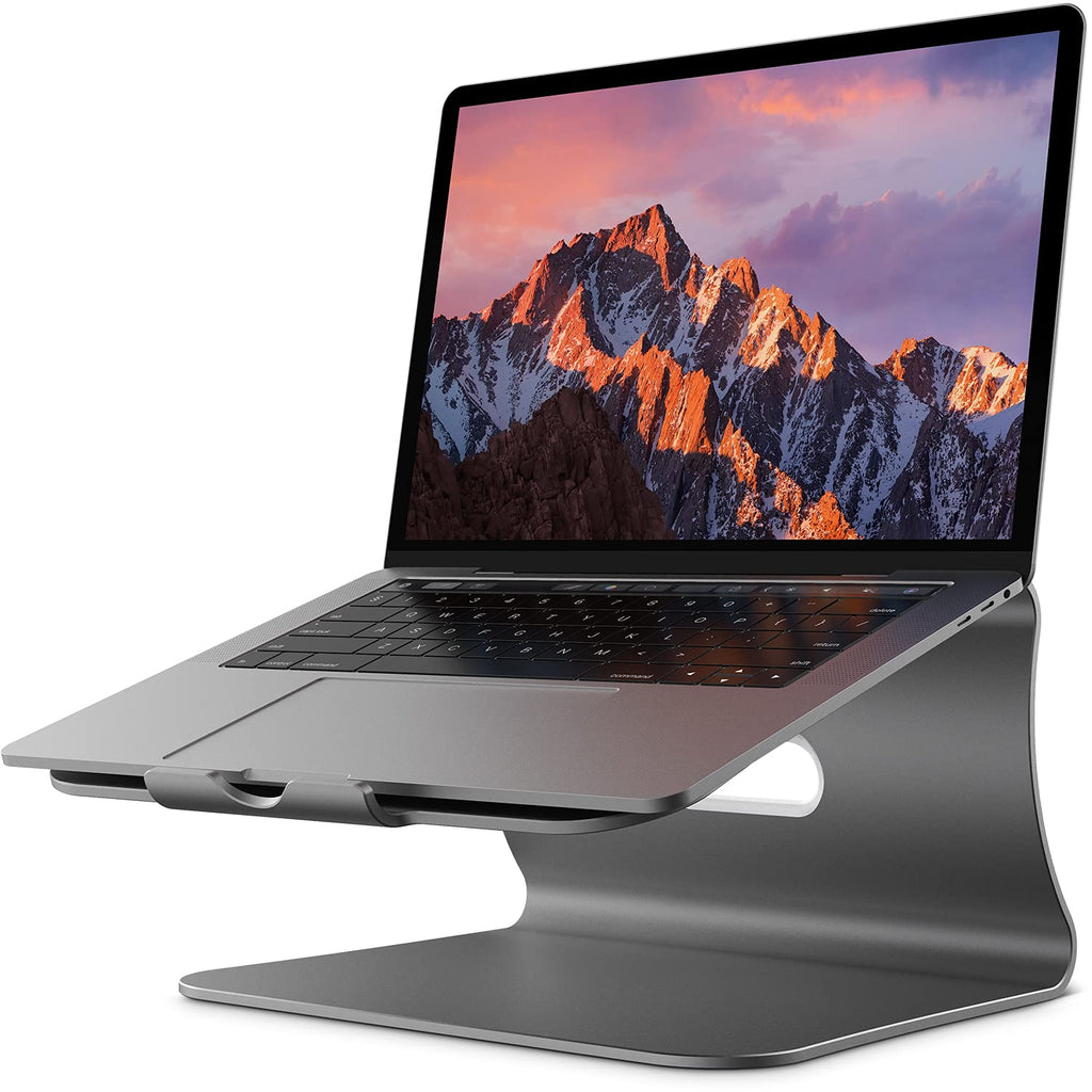 Bestand Laptop Stand Aluminum Cooling Computer Stand Holder for Apple MacBook Air Pro 11-16" Laptops (Gray)