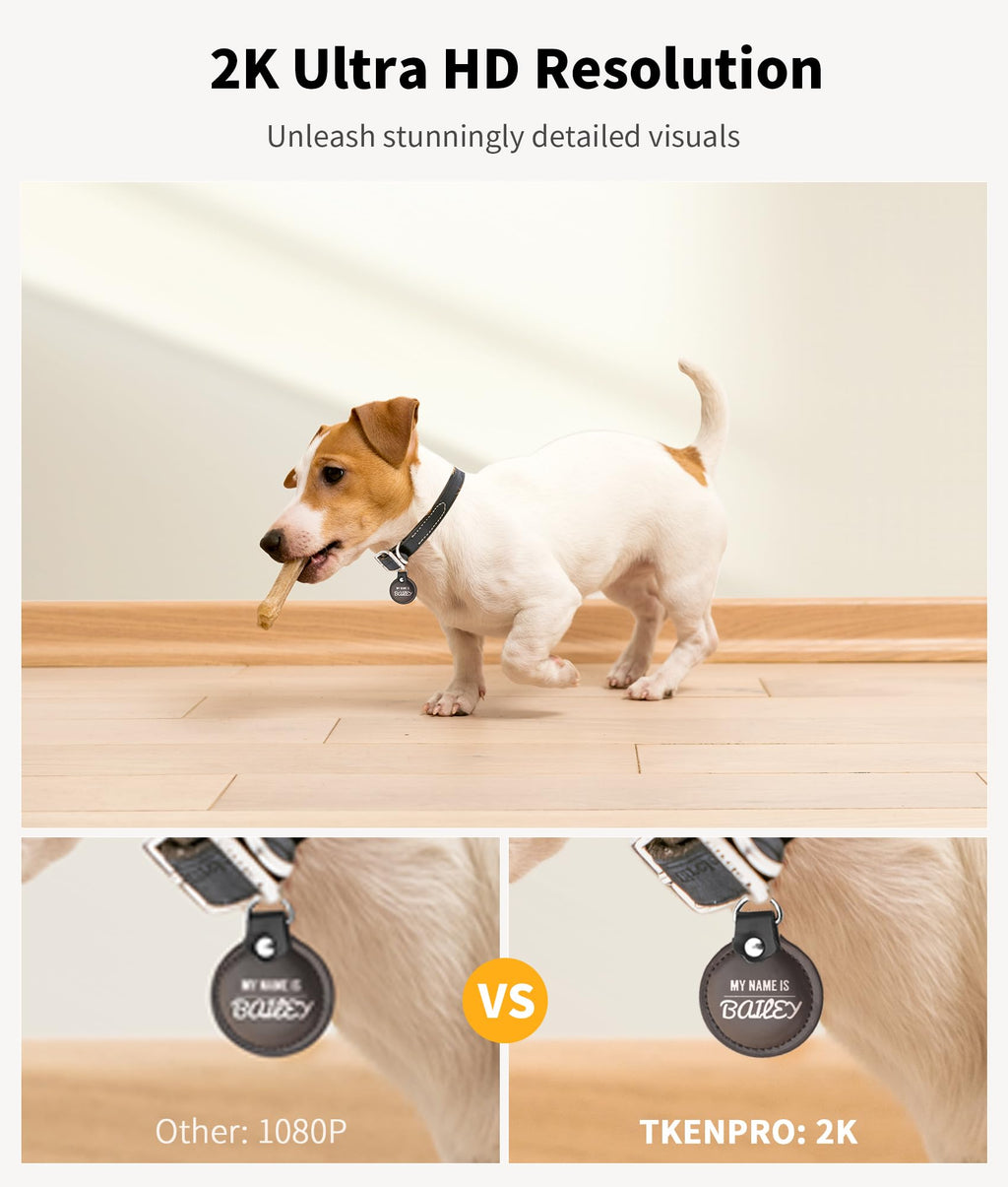 2K Pet Camera Treat Dispenser 360° View WiFi