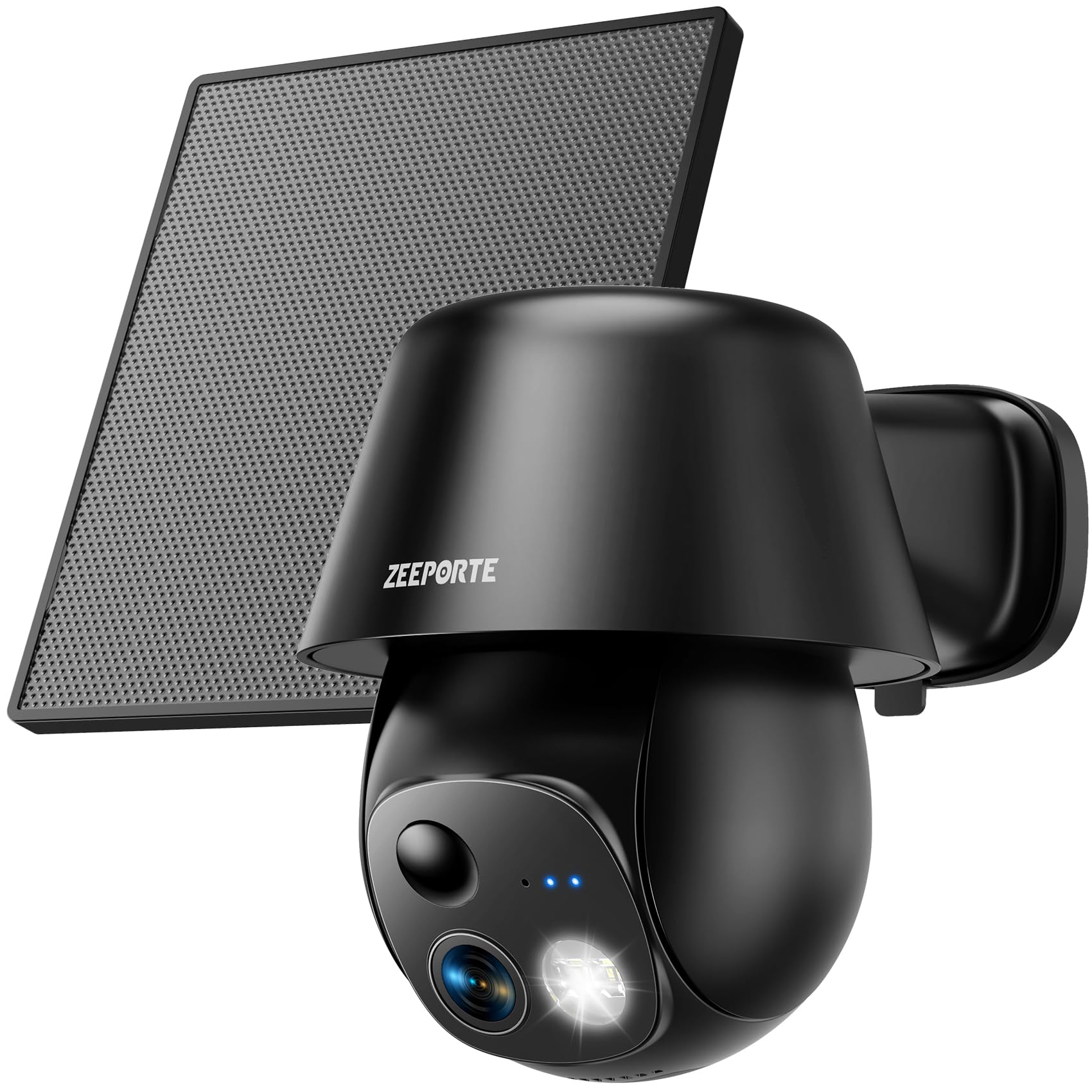 2K Солнечная беспроводная уличная камера безопасности с панорамированием и