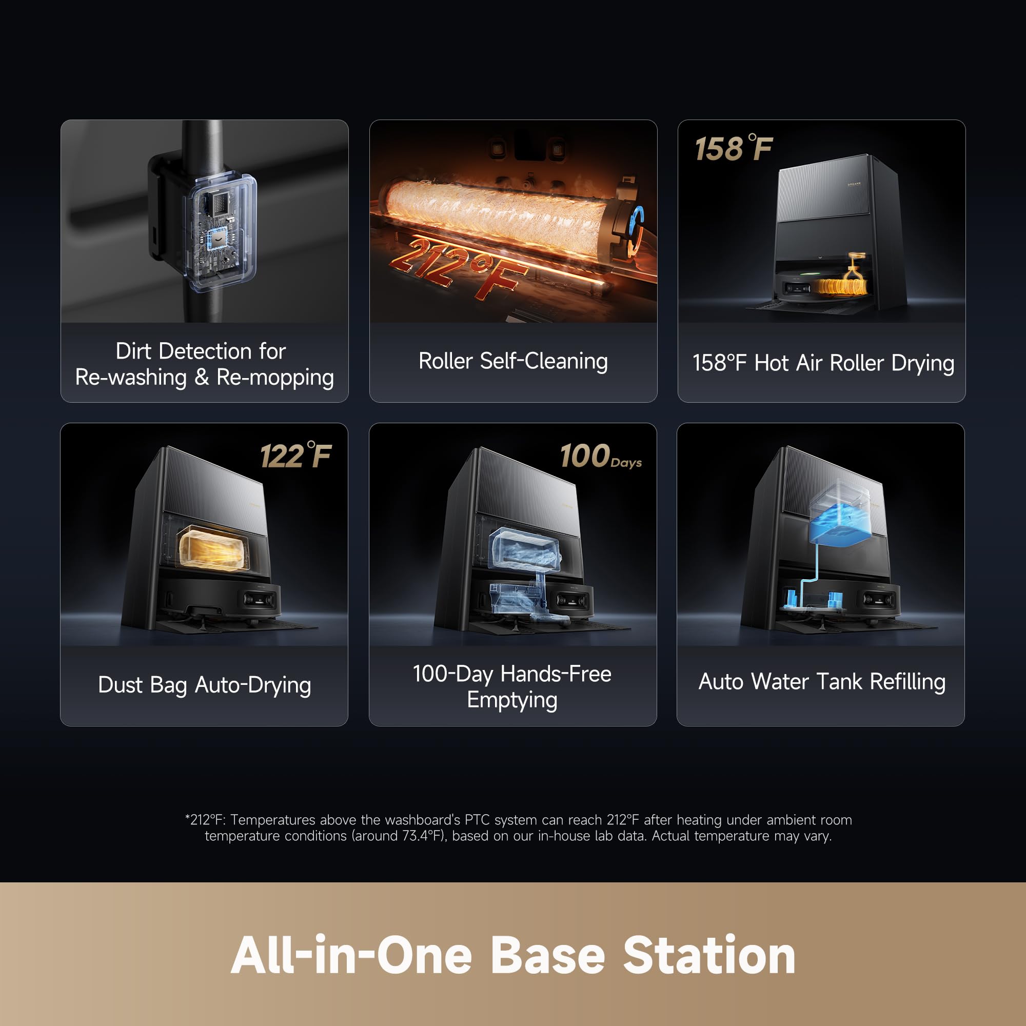 DREAME Aqua10 Ultra Robot Vacuum and Mop with 30,000Pa Suction