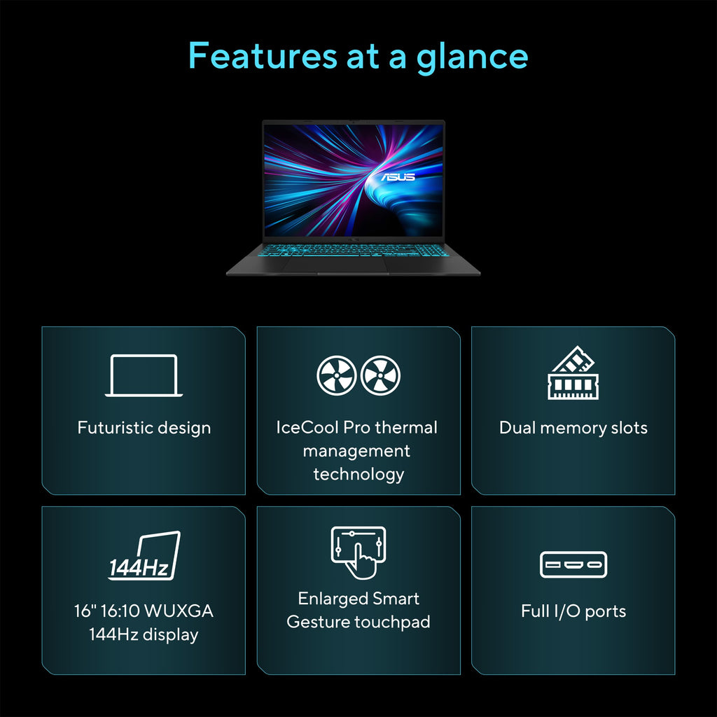 16" Gaming Laptop Intel Core 7 RTX 5060