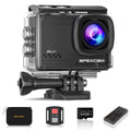 4K 60FPS WiFi Action Camera Waterproof 40M with 2.0"