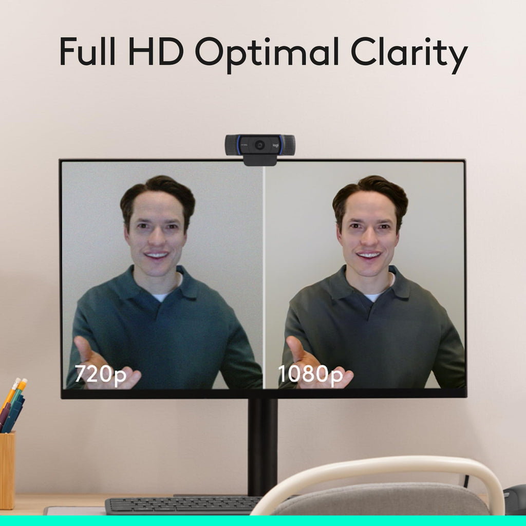 Full HD 1080p Webcam mit Stereomikrofonen C920x Pro