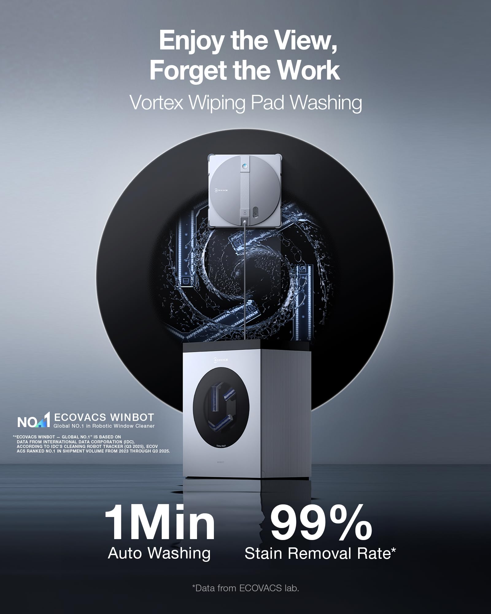 Робот-мойщик окон Omni с автоматической станцией очистки W3