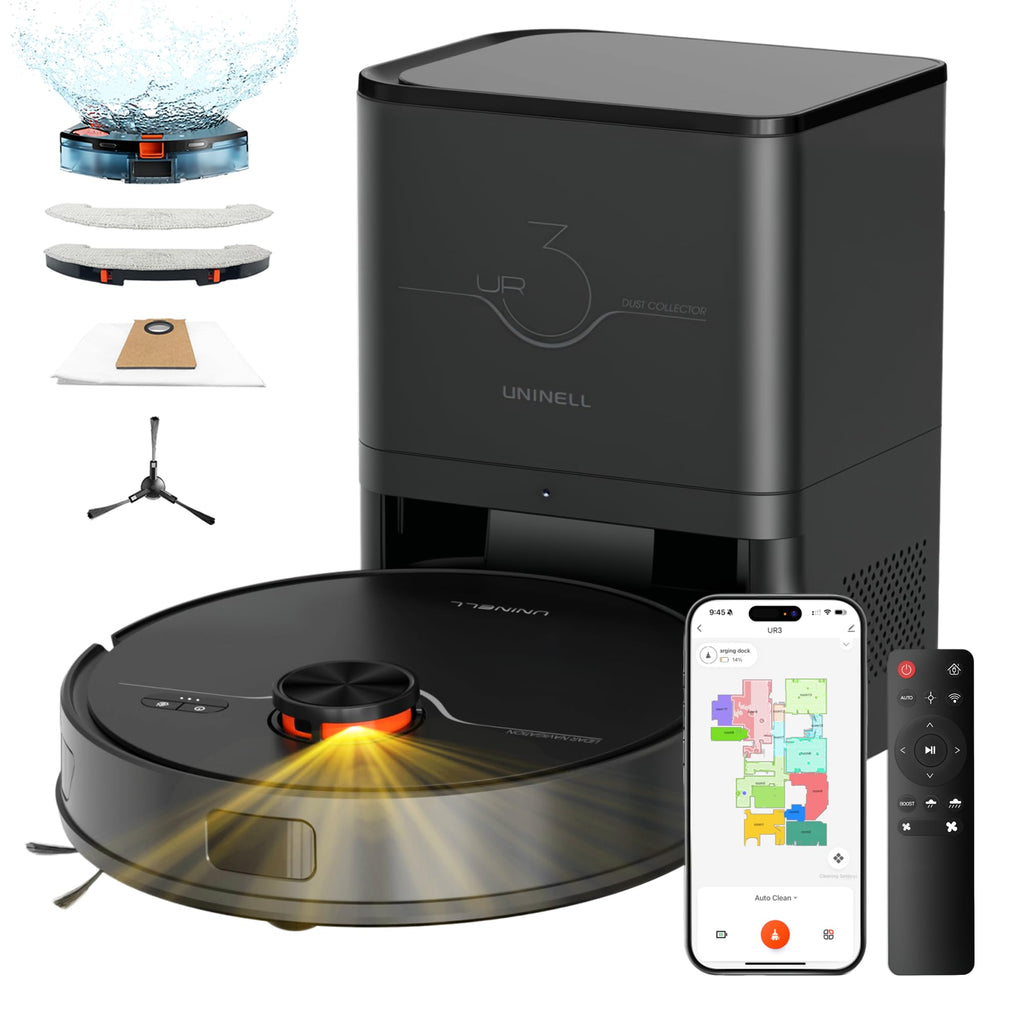 Self-Emptying Robot Vacuum and Mop Combo