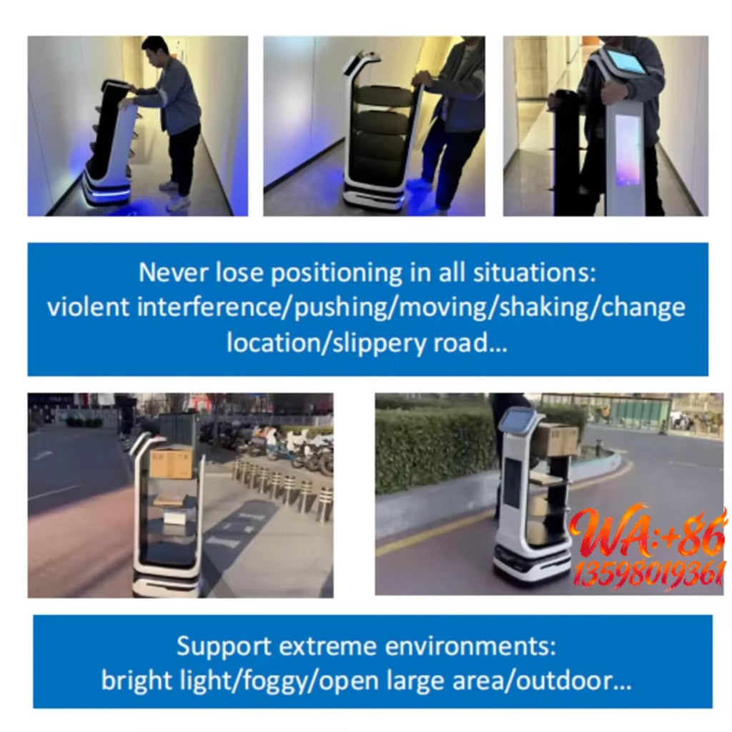Smart Food Delivery Robot for Restaurants Hotels