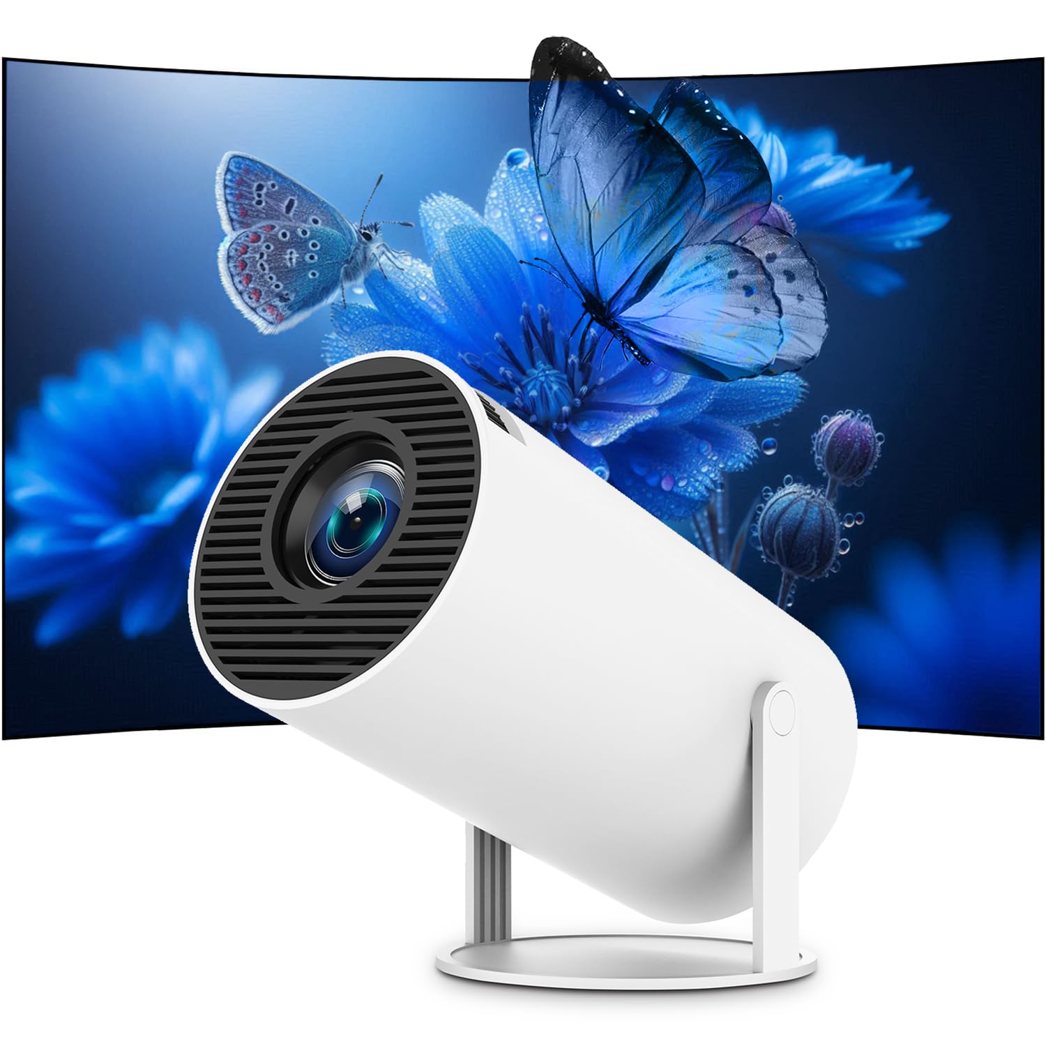 Mini 4K WiFi 6 BT 5.2 Projector HY300