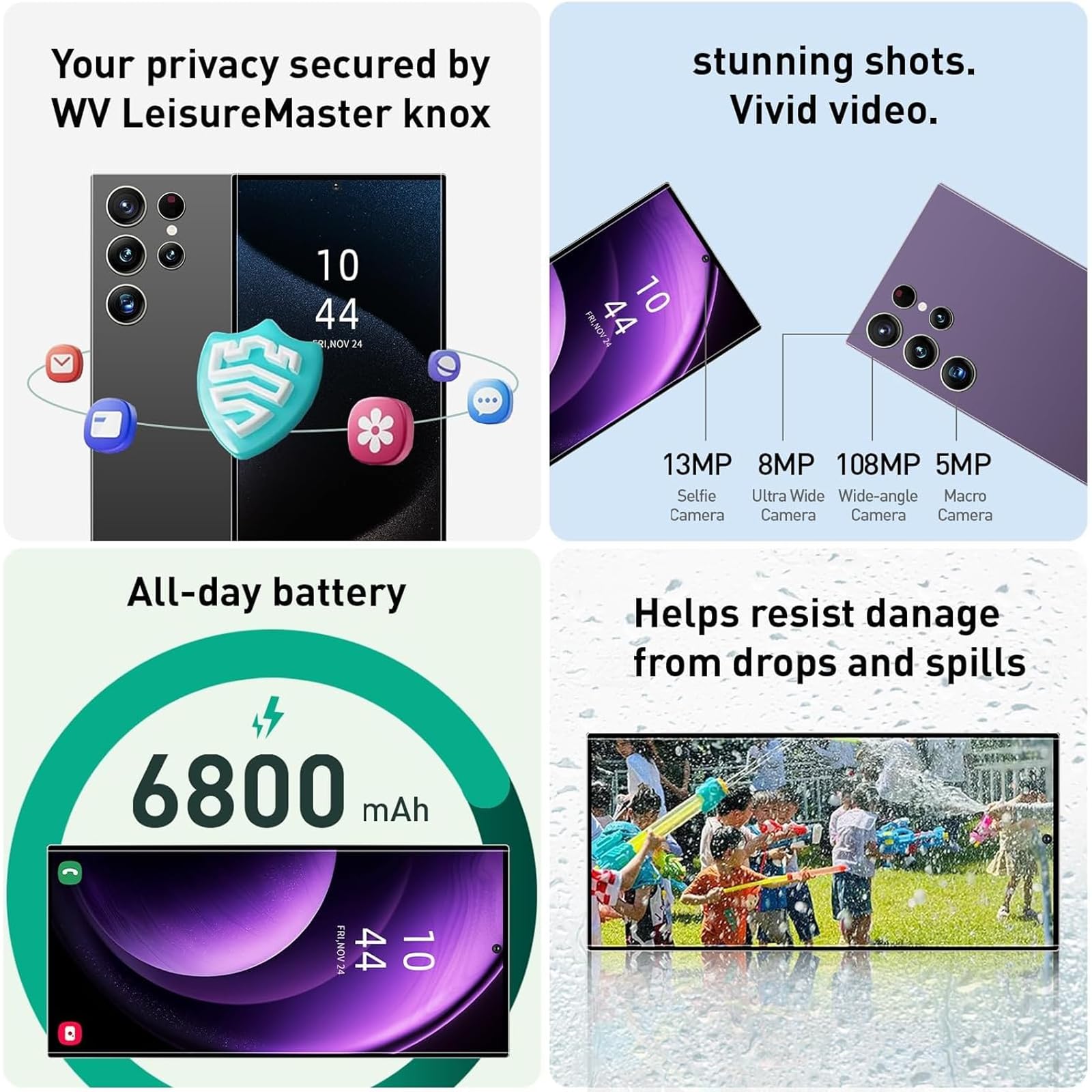 Kilidlənməmiş 5G Cüt SIM 8GB+256GB I25 Ultra Smartfonu
