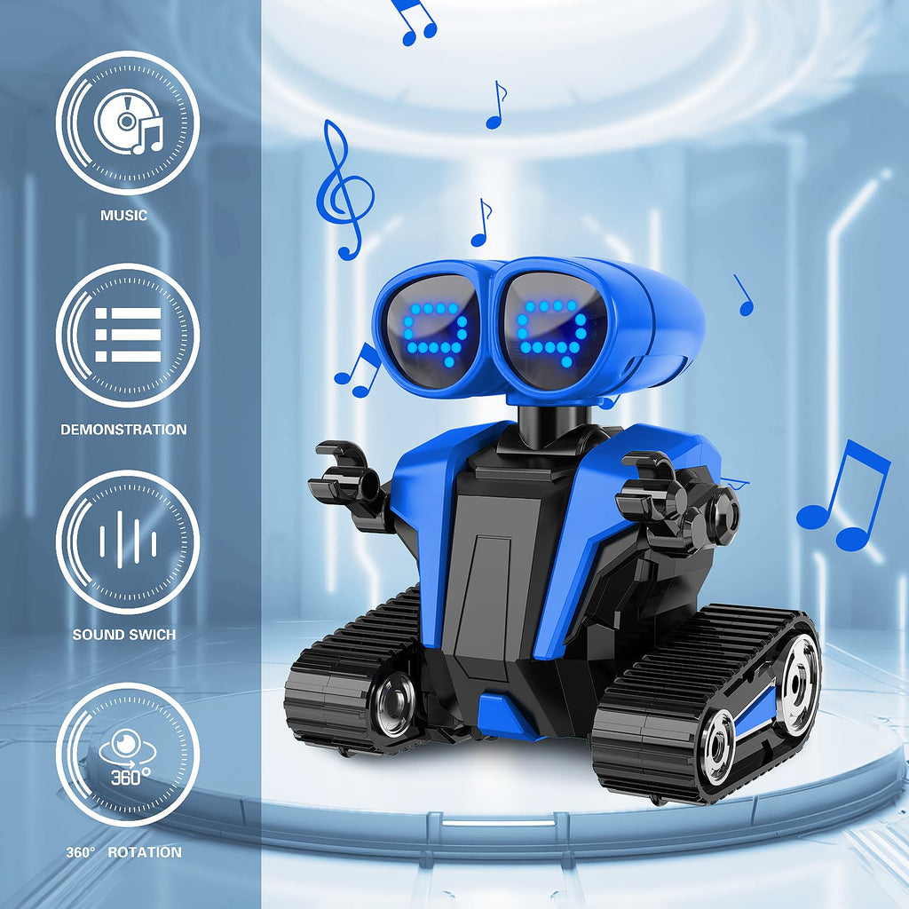 Interactive Robot Toy with Remote Control and Auto-Demo Mode