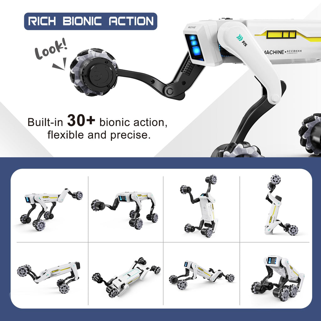 Interactive Robot Dog with Voice Control and Wheels SRD-01