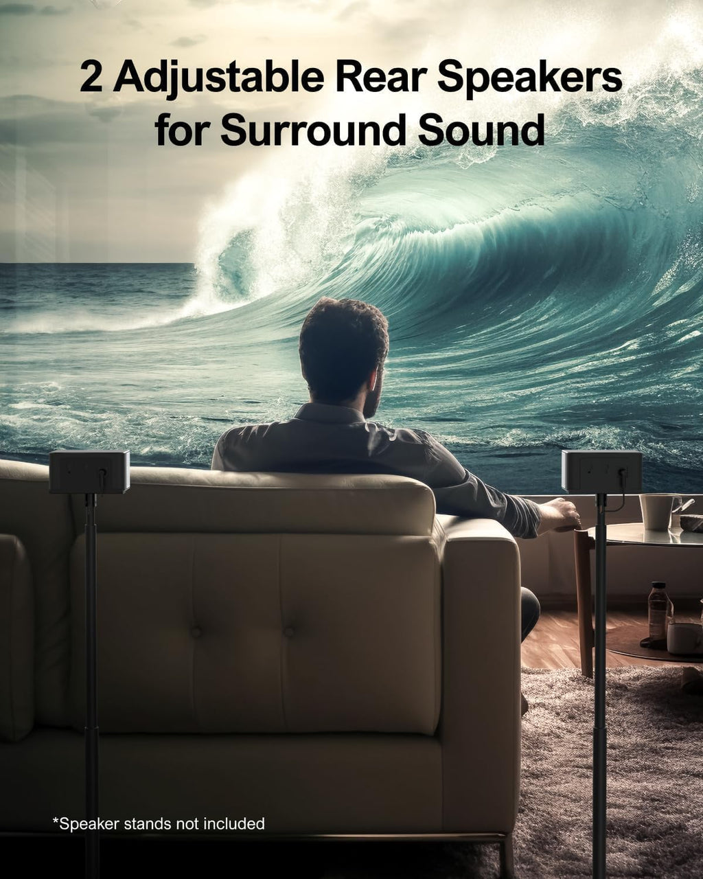 Barra de sonido 5.1 canales con 320W de potencia