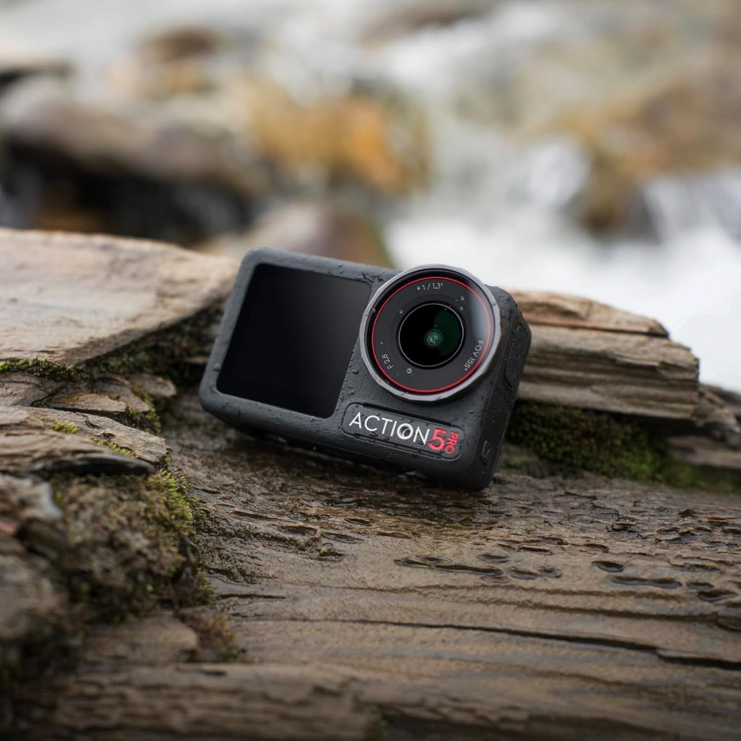 DJI Osmo Action 5 Pro Essential Combo, Waterproof Action Camera with 1/1.3"