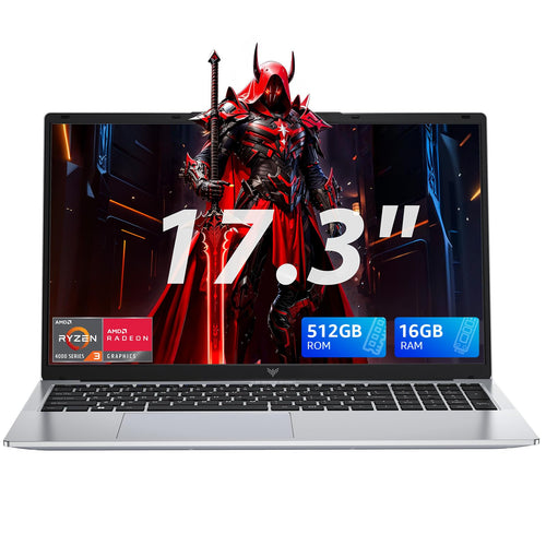 17.3" Laptop AMD Ryzen 4300U 16GB RAM 512GB