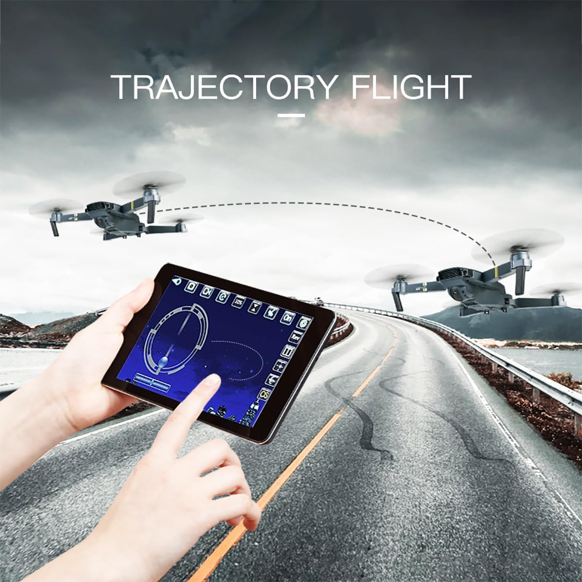 Foldable 1080P Camera Drone with FPV for Beginners