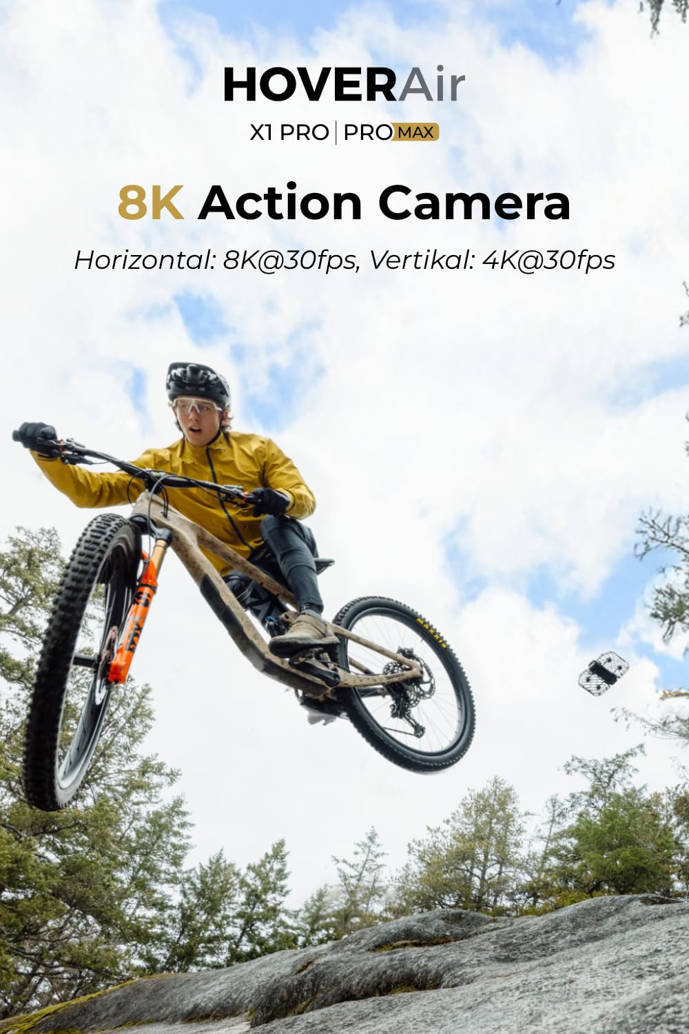 Foldable 8K Action Flying Camera Drone with Gimbal X1