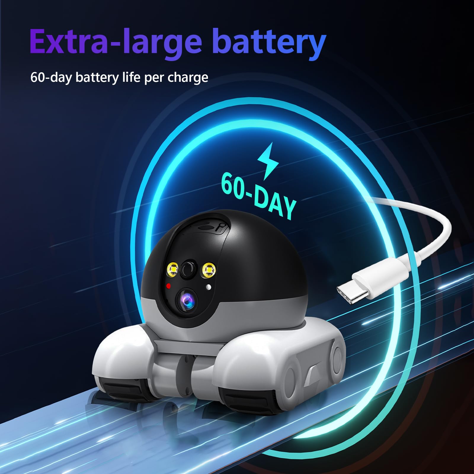 Wi-Fi Mobile Patrol Robot Camera for Home Monitoring and Security