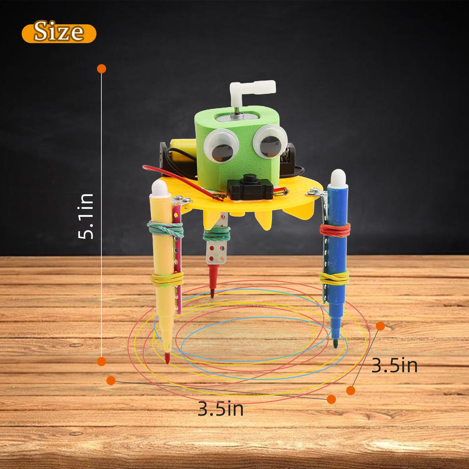 Bulk 4-Pack Doodling Robot STEM Kits for Kids Ages 8-12